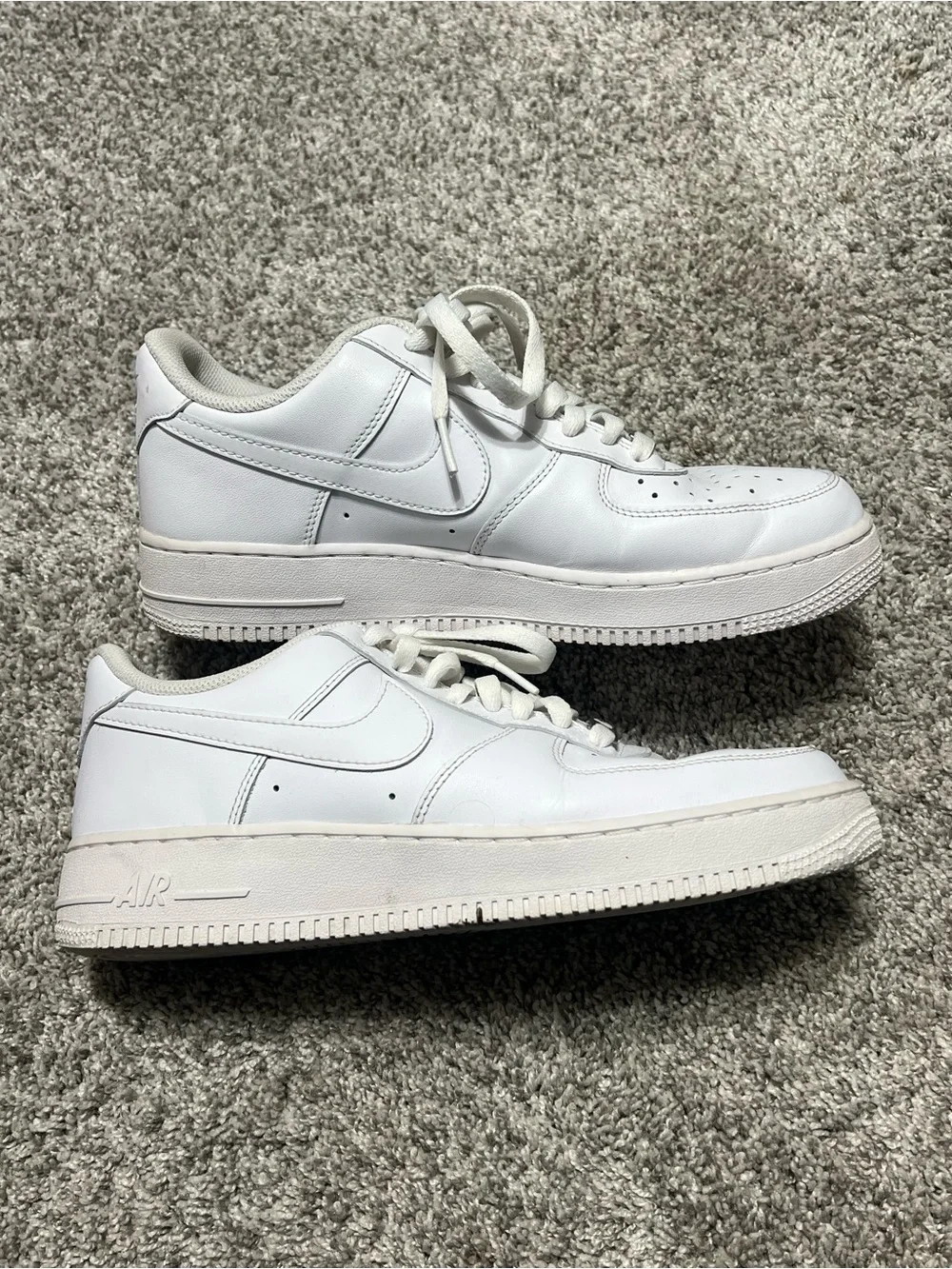White Mens Air force 1 shoes - Classic Men’s Casual Shoe